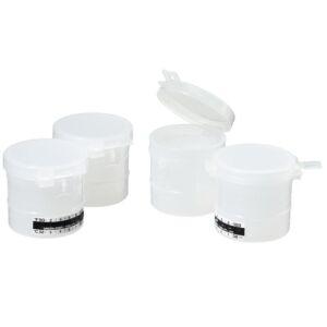 90mL Tamper Evident Flip Top Vial, Twin Valve with Dual Scale Temperature Strip - Case of 400
