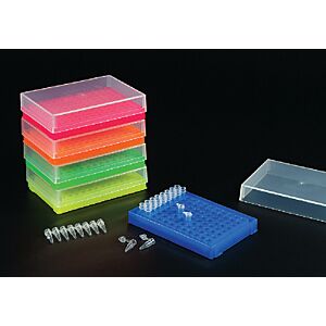 PCR Tube Storage Racks, Axygen Scientific, Yellow - Case of 25