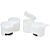 90mL Tamper Evident Flip Top Vial, Twin Valve with Dual Scale Temperature Strip - Case of 400